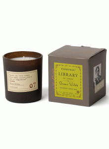 Библиотечна соева свещ Падивакс - Оскар Уайлд №07 - Кедрово дърво, мащерка, босилек